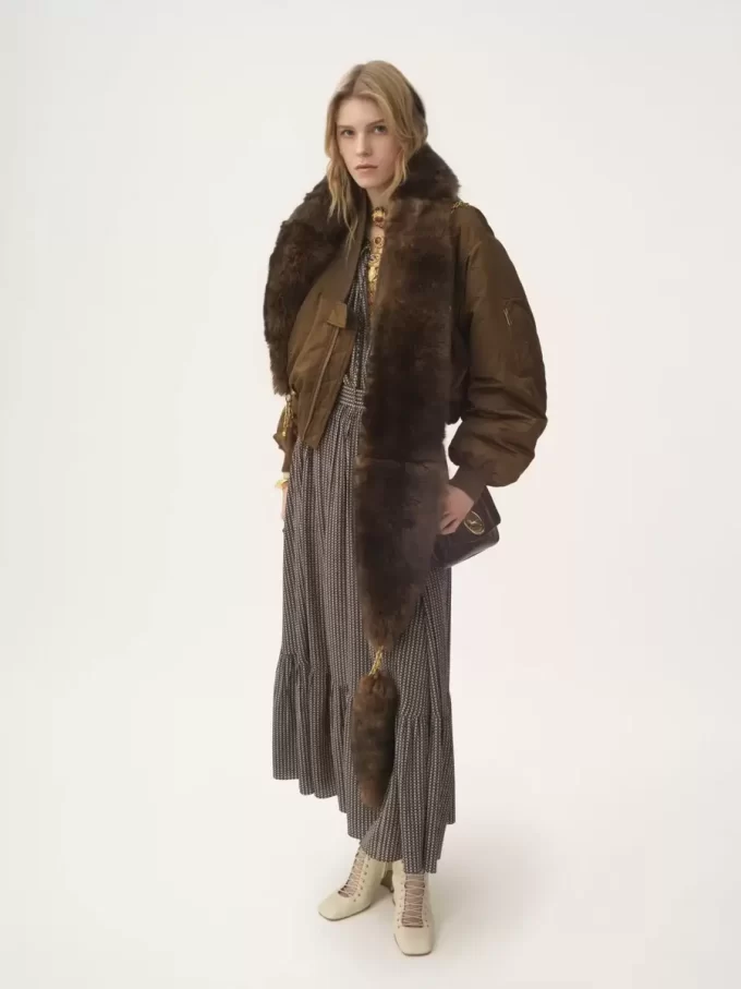Chaqueta bomber de nailon