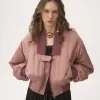 Chaqueta bomber de nailon