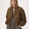 Chaqueta bomber de nailon