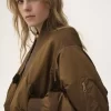 Chaqueta bomber de nailon