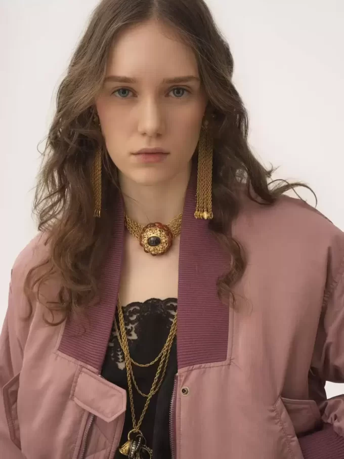 Chaqueta bomber de nailon