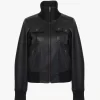 Chaqueta corta de piel