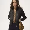 Chaqueta corta de piel