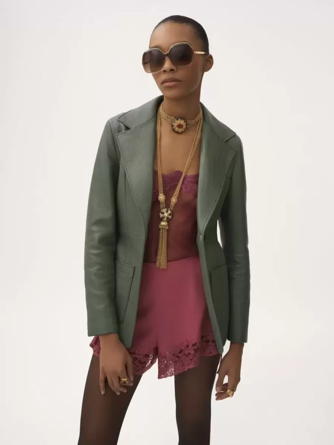 Chaqueta de piel a medida