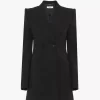 Chaqueta entallada de lana grain de poudre Chaqueta entallada de lana grain de poudre