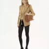 Chaqueta entallada de lana grain de poudre Chaqueta entallada de lana grain de poudre