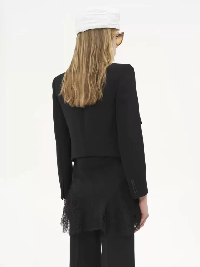 Chaqueta Heritage entallada de gabardina de lana