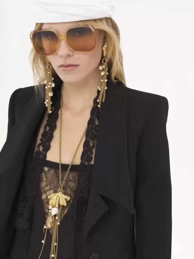 Chaqueta Heritage entallada de gabardina de lana