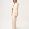 Chaqueta sastre de botonadura sencilla en gabardina de lana Chaqueta sastre de botonadura sencilla en gabardina de lana