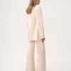Chaqueta sastre de botonadura sencilla en gabardina de lana Chaqueta sastre de botonadura sencilla en gabardina de lana