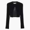 Chaqueta Spencer festoneada en terciopelo Chaqueta Spencer festoneada en terciopelo