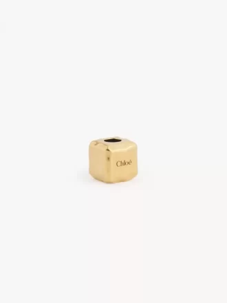 Charm para pulsera de dados cúbicos en latón