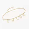 Cinturón joyero Chloé Letters