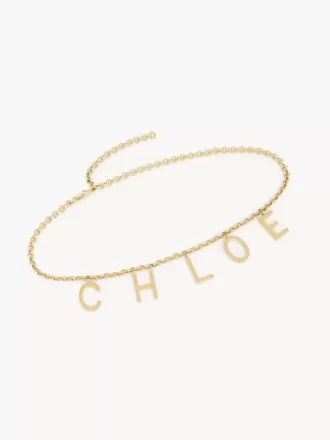 Cinturón joyero Chloé Letters