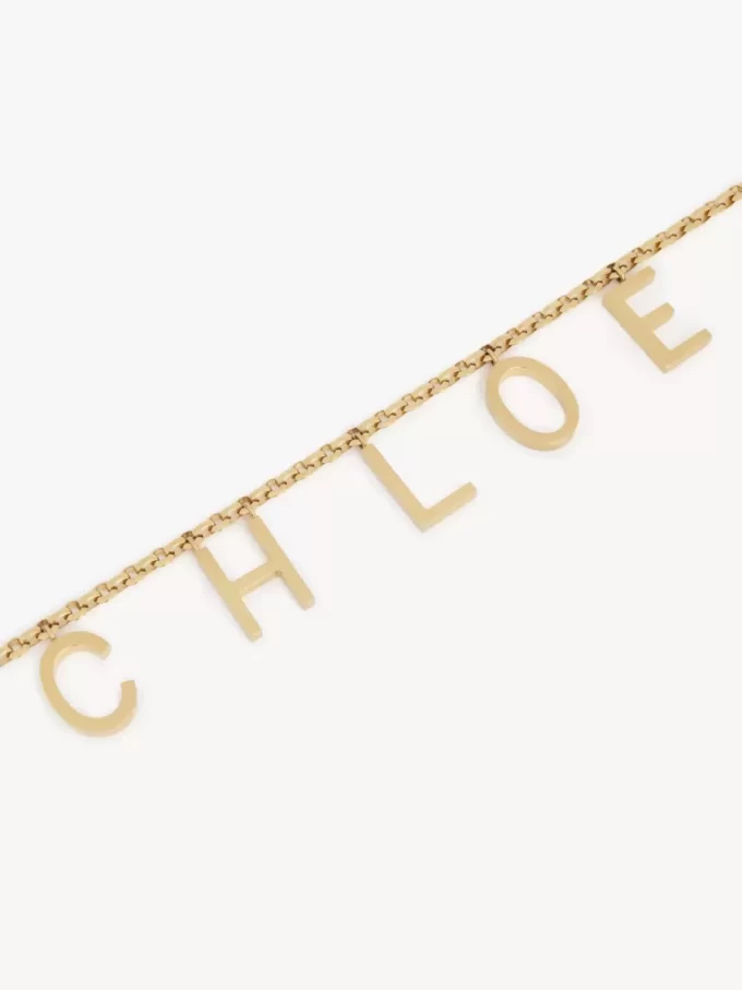Cinturón joyero Chloé Letters