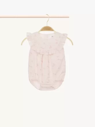 Conjunto de pelele y gorro para bebé