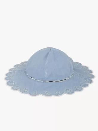Conjunto de vestido y gorro para bebé