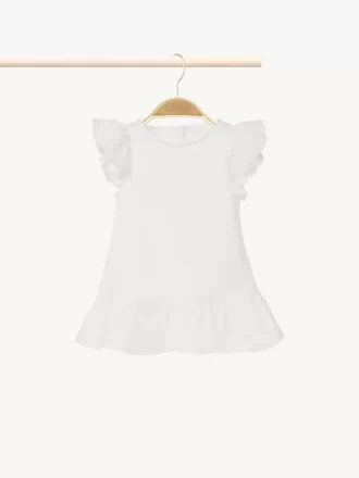 Conjunto de vestido y pantalones bombachos para bebé