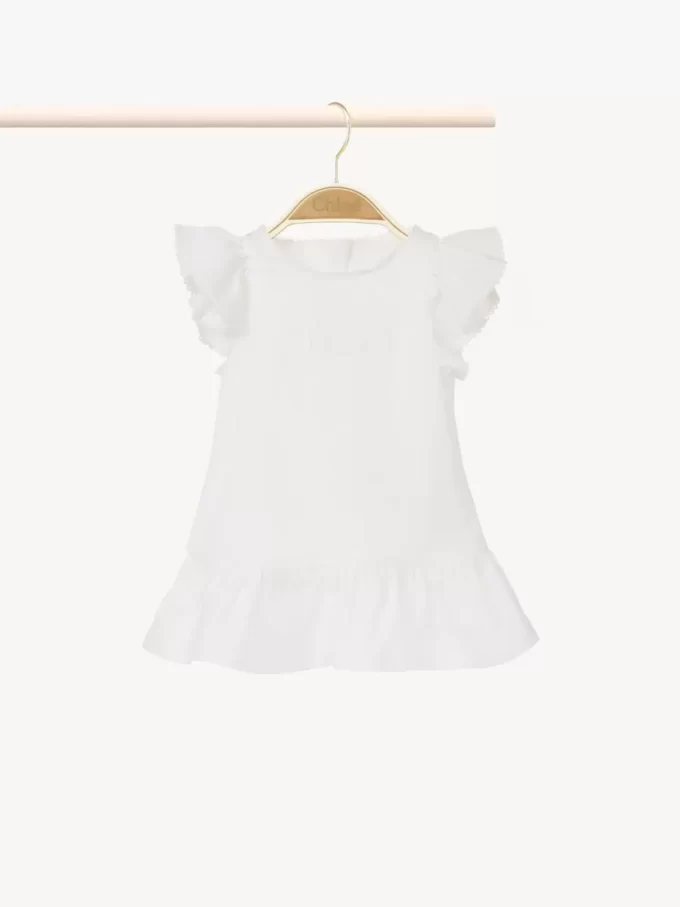Conjunto de vestido y pantalones bombachos para bebé
