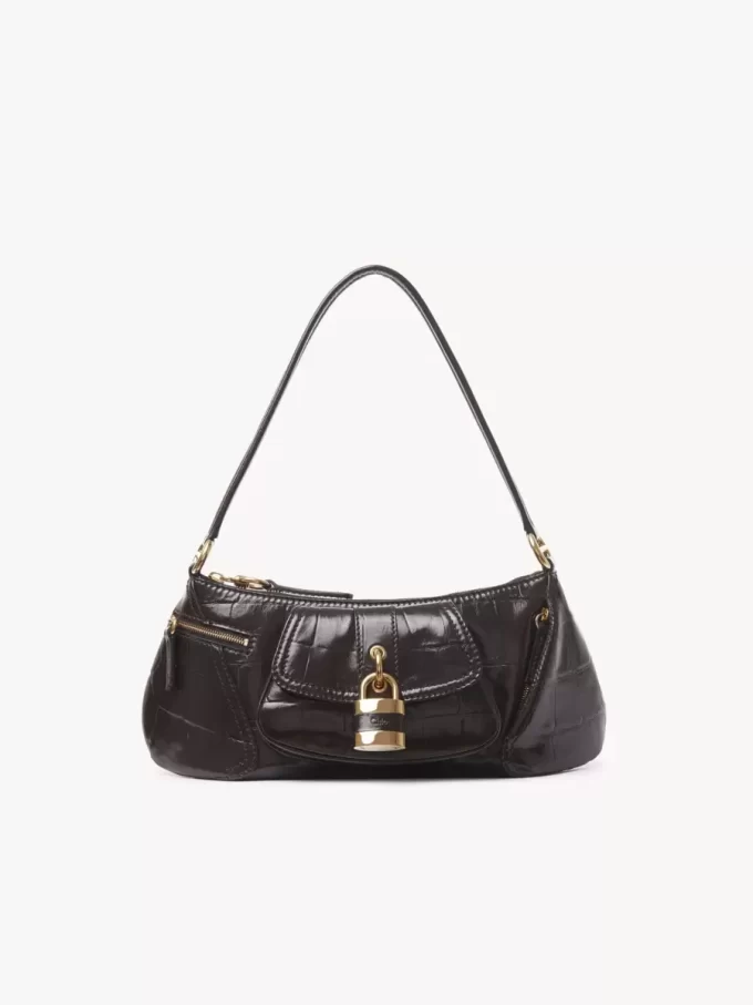 El bolso de hombro 99 en piel efecto cocodrilo El bolso de hombro 99 en piel efecto cocodrilo
