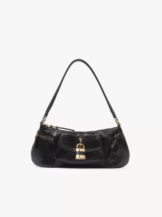 El bolso de hombro 99 en piel efecto cocodrilo