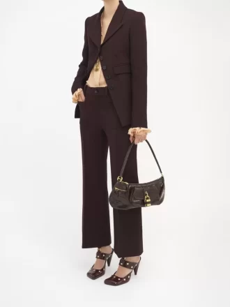 El bolso de hombro 99 en piel efecto cocodrilo