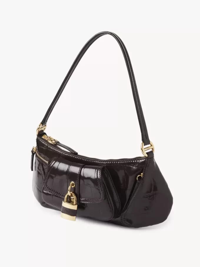 El bolso de hombro 99 en piel efecto cocodrilo El bolso de hombro 99 en piel efecto cocodrilo