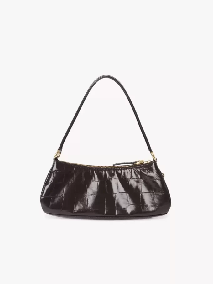 El bolso de hombro 99 en piel efecto cocodrilo El bolso de hombro 99 en piel efecto cocodrilo