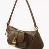 El bolso de hombro 99 en piel granulada El bolso de hombro 99 en piel granulada
