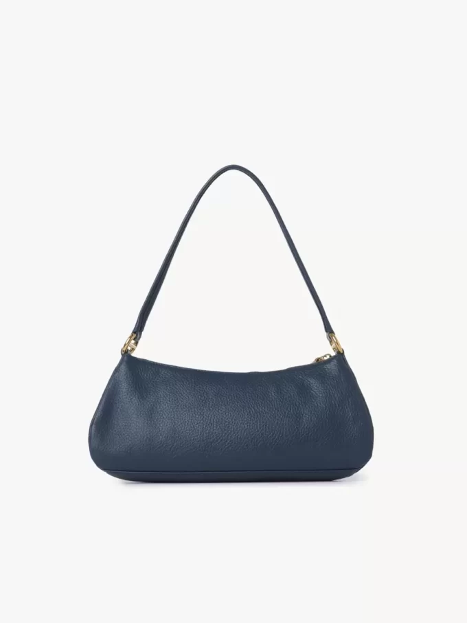 El bolso de hombro 99 en piel granulada El bolso de hombro 99 en piel granulada