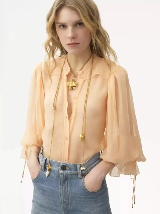 El collar bufanda Shells de Chloé