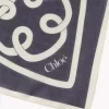 El pañuelo Chloé Iconic Print en algodón y seda