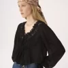 El pañuelo cuadrado Paisley de Chloé en sarga de seda