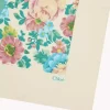 El pañuelo cuadrado Peonies de Chloé en sarga de seda