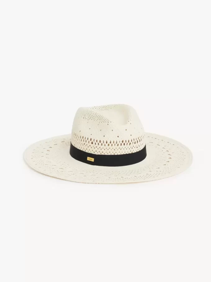 El sombrero Panamá Chloé en paja de palma El sombrero Panamá Chloé en paja de palma