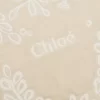 Estola rectangular de lana y seda con bordado inglés
