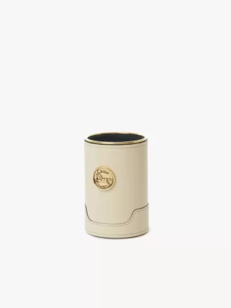 Estuche de perfume en piel brillante
