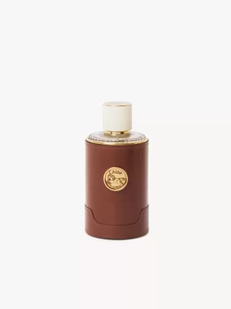 Estuche de perfume en piel brillante