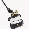 Estuche para auriculares Chloé Symbols Snake en piel granulada Estuche para auriculares Chloé Symbols Snake en piel granulada