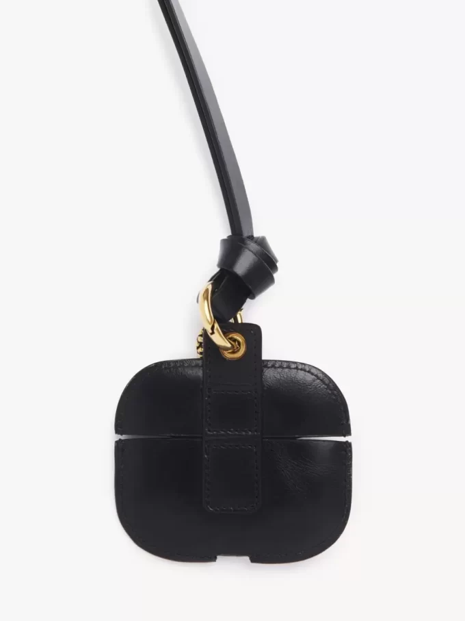 Estuche para auriculares Chloé Symbols Snake en piel granulada Estuche para auriculares Chloé Symbols Snake en piel granulada