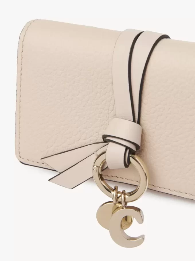 Estuche para llaves con alfabeto en piel granulada Estuche para llaves con alfabeto en piel granulada