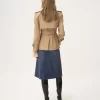 Gabardina corta de gabardina de algodón Gabardina corta de gabardina de algodón