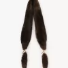 La bufanda Chloé Chain Tails en piel de oveja