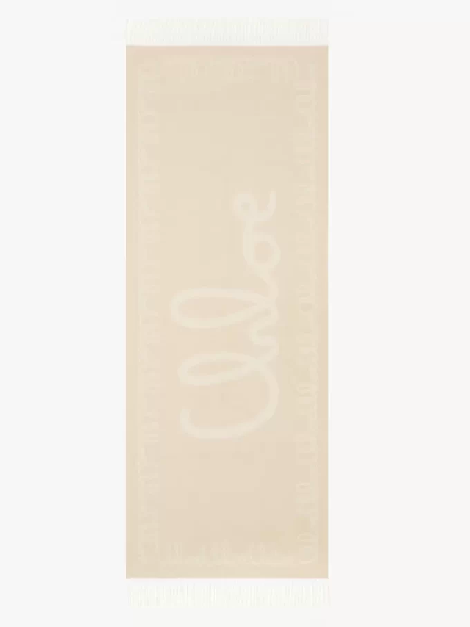 La bufanda icónica de Chloé en lana jacquard