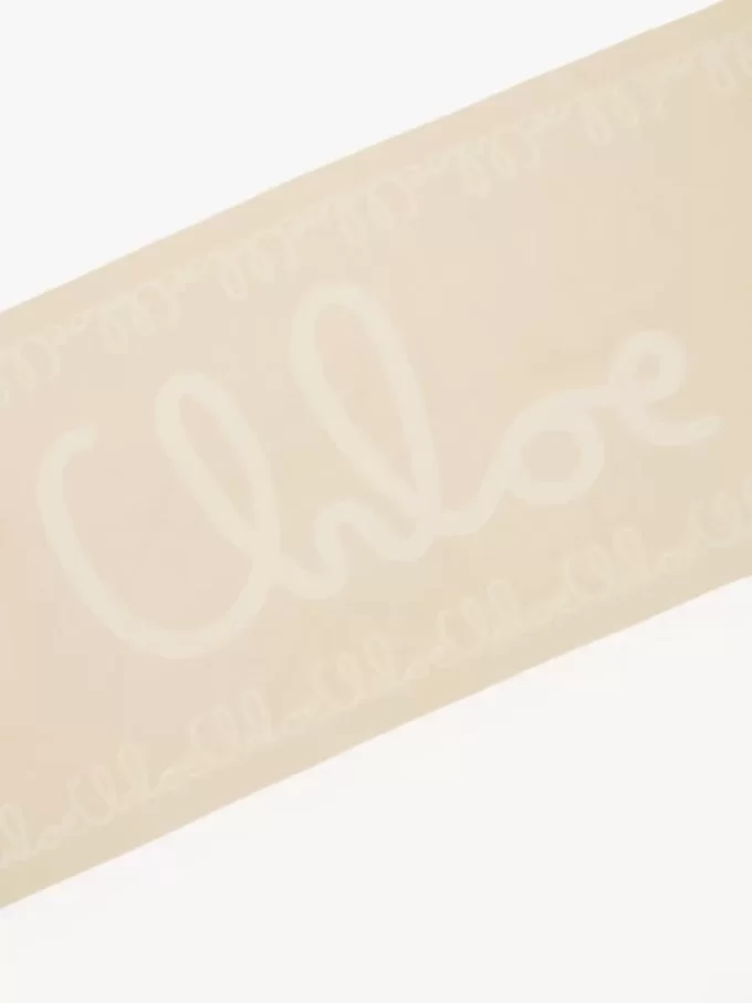 La bufanda icónica de Chloé en lana jacquard