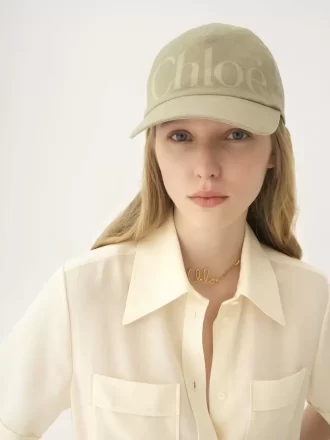 La gorra Chloé Essentials en algodón lavado