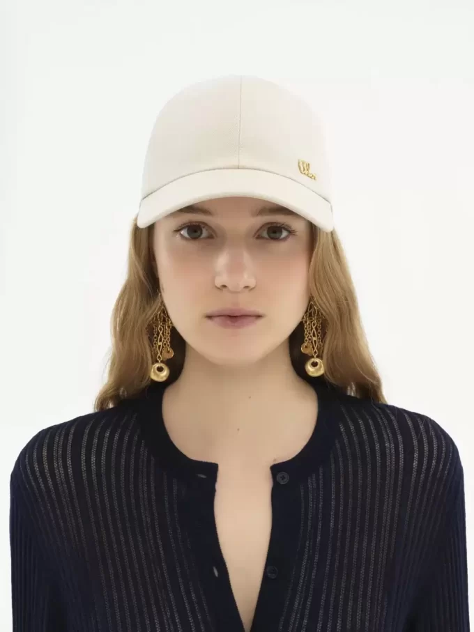 La gorra Chloé Iconic en lona de algodón