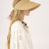 La visera Chloé en rafia