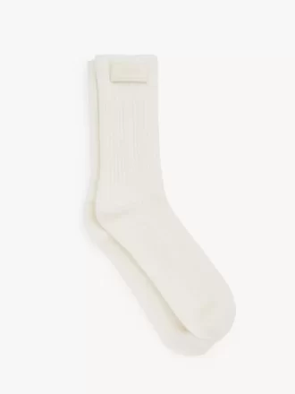 Los calcetines Chloé Signature en punto de lana