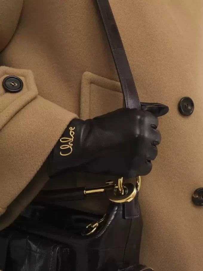 Los guantes icónicos de Chloé en piel